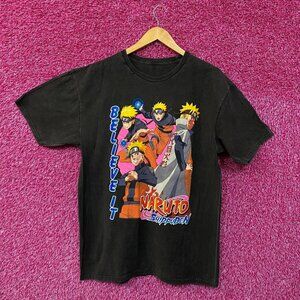 Naruto Shippuden Anime Mineral Wash T-shirt size Large